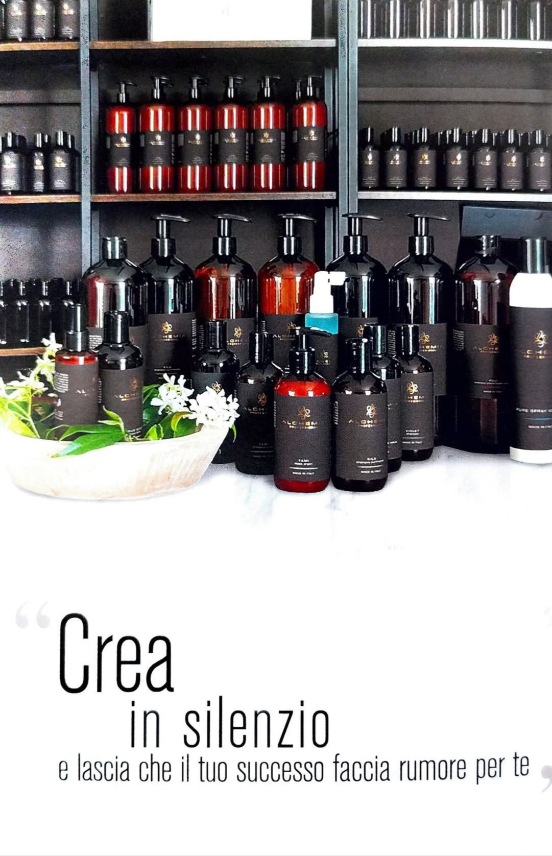 Linea completa prodotti professionali per la cura dei capelli