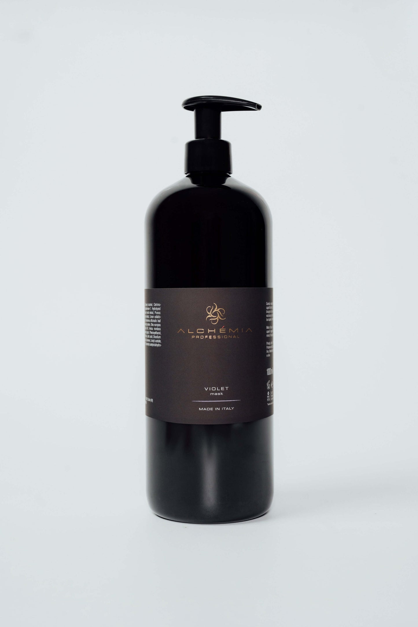 Violet mask - maschera antigiallo - 1000ml in flacone con pompa, prodotto per capelli chiari.
